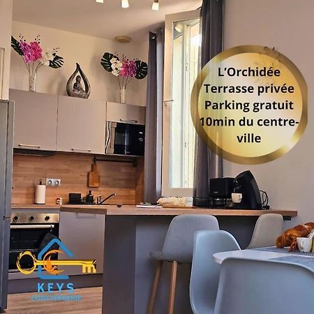 L'Orchidee, Proche De La Gare Avec Clim Et Terrasse Apartment Narbonne Bagian luar foto